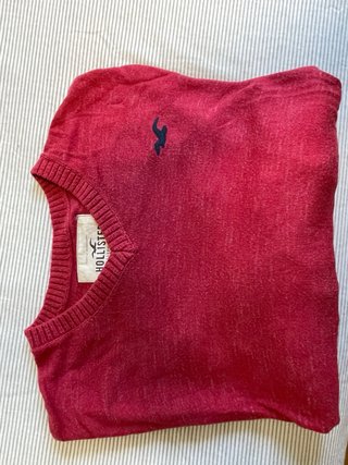 Jersey Hollister Rojo Talla L