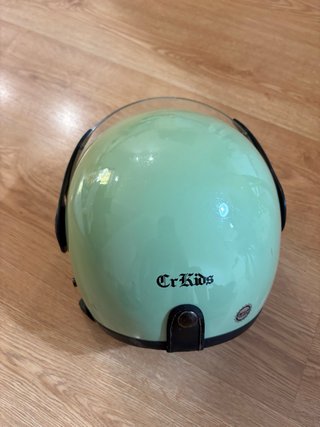 Casco Moto Niño HNF Verde