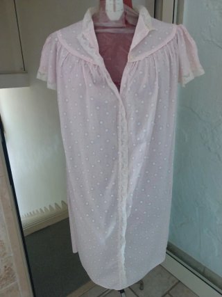 Camicia da notte e vestaglia fatta a mano