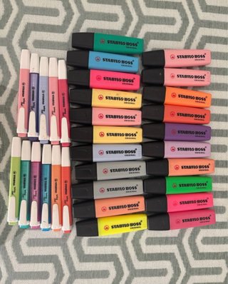 Lote Subrayadores Stabilo Boss Original