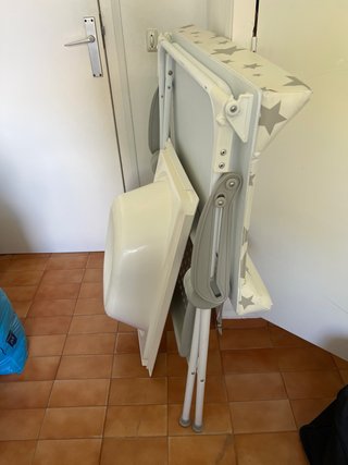 Bañera cambiador plegable bebé Plastimyr