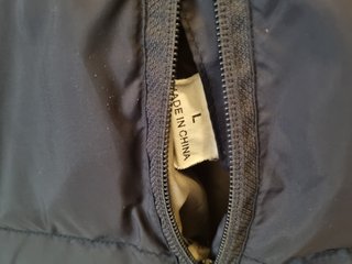Gilet smanicato reversibile taglia L