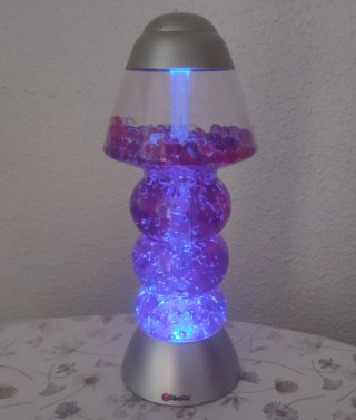 Lámpara de colores decorativa con bolas Orbeez