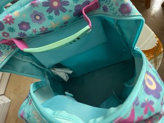 Mochila Totto con ruedas y diseño de gato