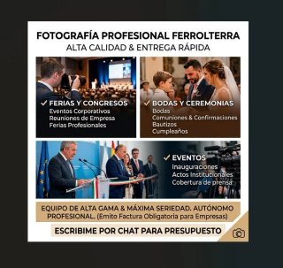 Fotógrafo Profesional | Congresos, Bodas, Eventos