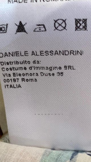 Camicia Daniele Alessandrini fantasia aerei tg M