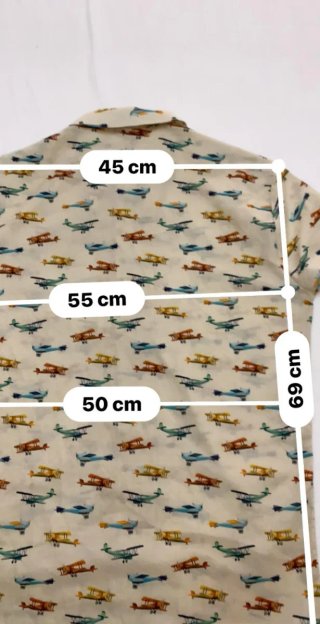 Camicia Daniele Alessandrini fantasia aerei tg M