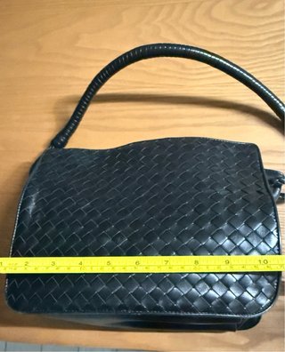 Borsa Bottega Veneta in pelle intrecciata nera