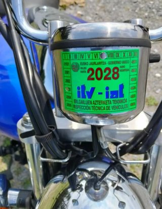 Kawasaki Eliminator Azul Custom
