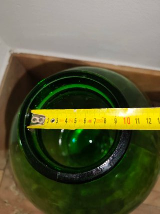 Garrafa Botella Cristal Verde