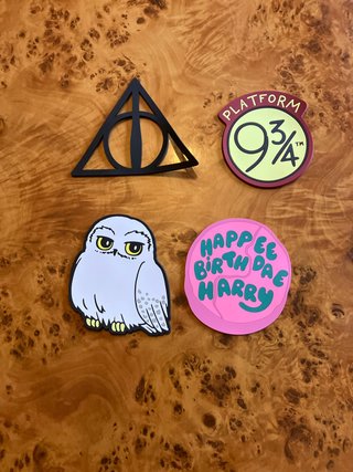 4 Posavasos Harry Potter