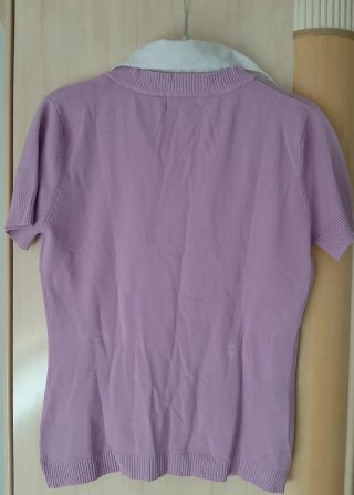 Jersey mujer elástico cuello camisero pico