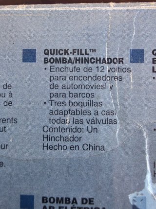 Hinchador Intex Coche Colchones/Flotador