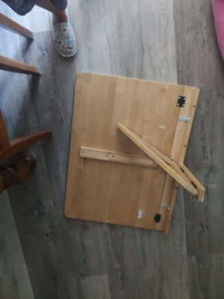 Mesa plegable Ikea madera 80X55