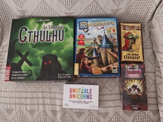 Giochi da tavolo: Cthulhu, Carcassonne, Rockband