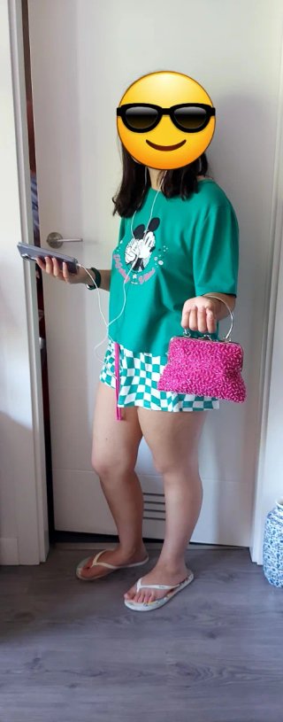 Bolso fiesta de mano cuentas lentejuelas fucsia