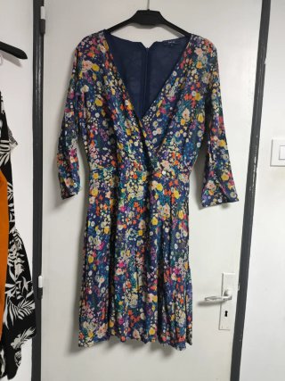 Vestido estampado floral Salsa