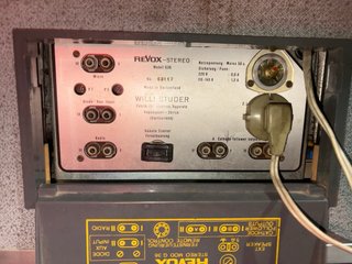 Magnetófono Revox Suizo Willi Struder