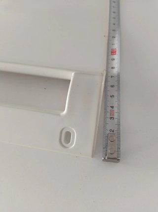 Maneta Nevera/Congelador Blanca