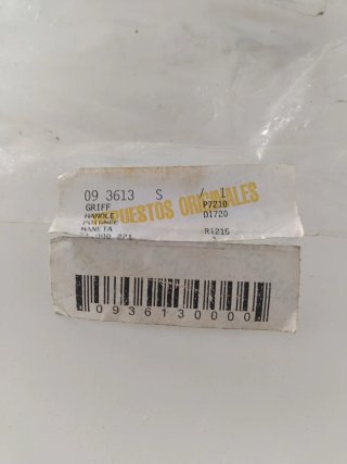 Maneta Nevera/Congelador Blanca