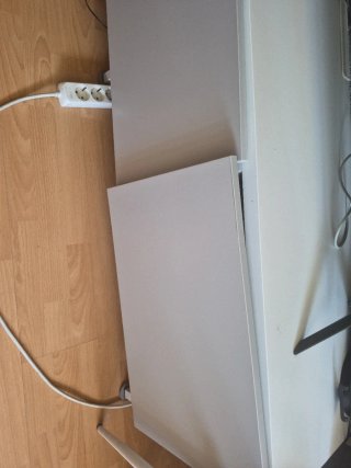 Mueble TV Ikea blanco/Gris
