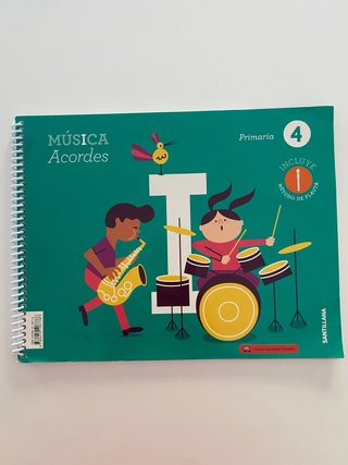 Libro Música Primaria 4 Santillana