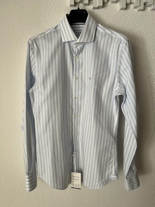 Camisa Pedro del Hierro Rayas Azul/Blanco Talla S