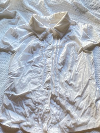 Camisa blanca de botones