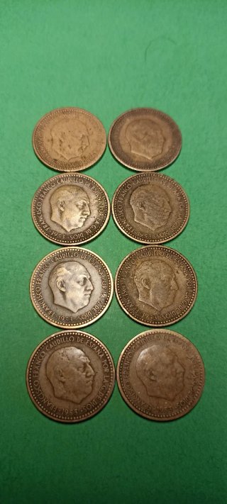 8 pesetas 1953 *54.