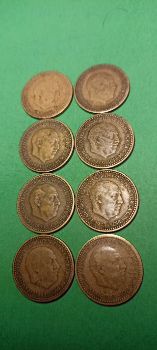 8 pesetas 1953 *54.