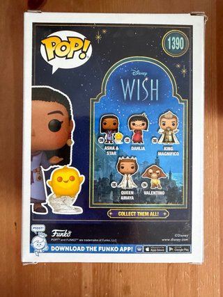 Funko Pop Disney Wish 1390 Asha con Estrella