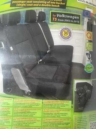 Fundas 5 Asientos VW T5 T6 (2003-2015) nuevas