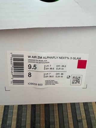 Nike Air Zoom Alphafly Next% 3 Glam IO9959-800 T41
