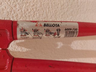Cizalla de 30 pulgadas con marcaje  750