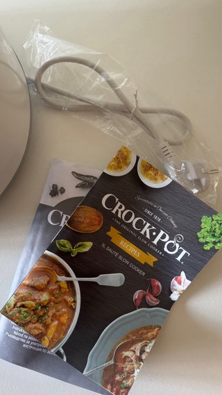 Crock-Pot Olla Cocción Lenta 4.7L Blanca