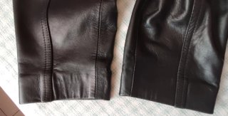 Chaqueta de cuero legítimo hombre  Color marrón