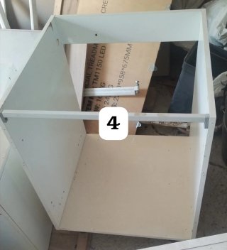 Muebles de cocina madera y blanco