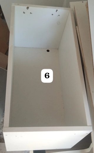Muebles de cocina madera y blanco