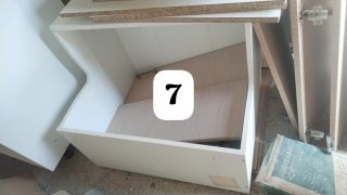 Muebles de cocina madera y blanco