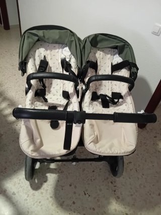 Carro Gemelar Bugaboo Donkey 5 Verde Bosque