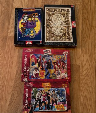 Lote 4  Puzzles Disney Educa Clementoni