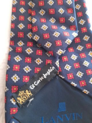 Lote 2 Corbatas Seda Christian Dior y Lanvin