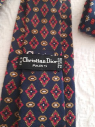 Lote 2 Corbatas Seda Christian Dior y Lanvin