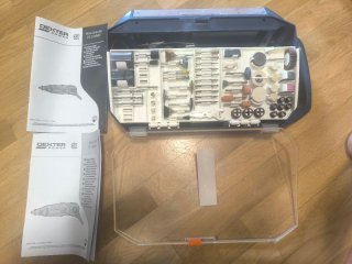 Miniherramienta rotativa eléctrica Dexte