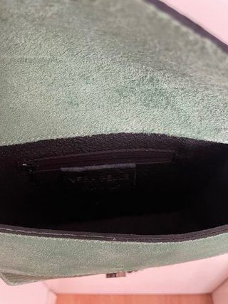 Bolso Piel Verde Made in Italy