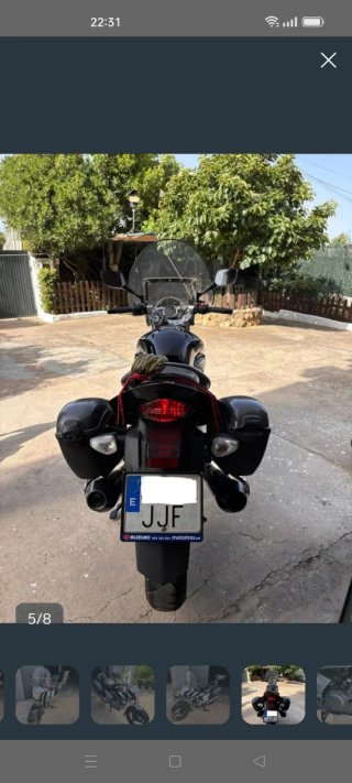 Suzuki Inazuma 250 Naked Negra/Plata