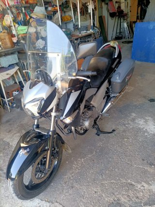 Suzuki Inazuma 250 Naked Negra/Plata