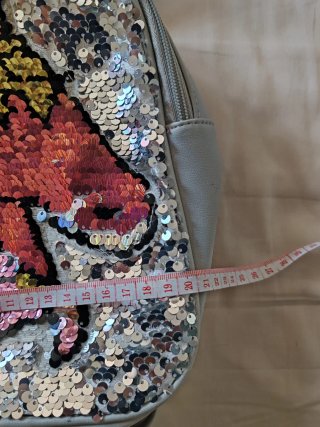 Zaino unicorno paillettes reversibili