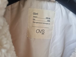 Cappotto Teddy Bianco OVS Taglia M