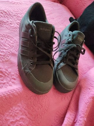 Zapatillas Adidas Tela Negra Talla 43